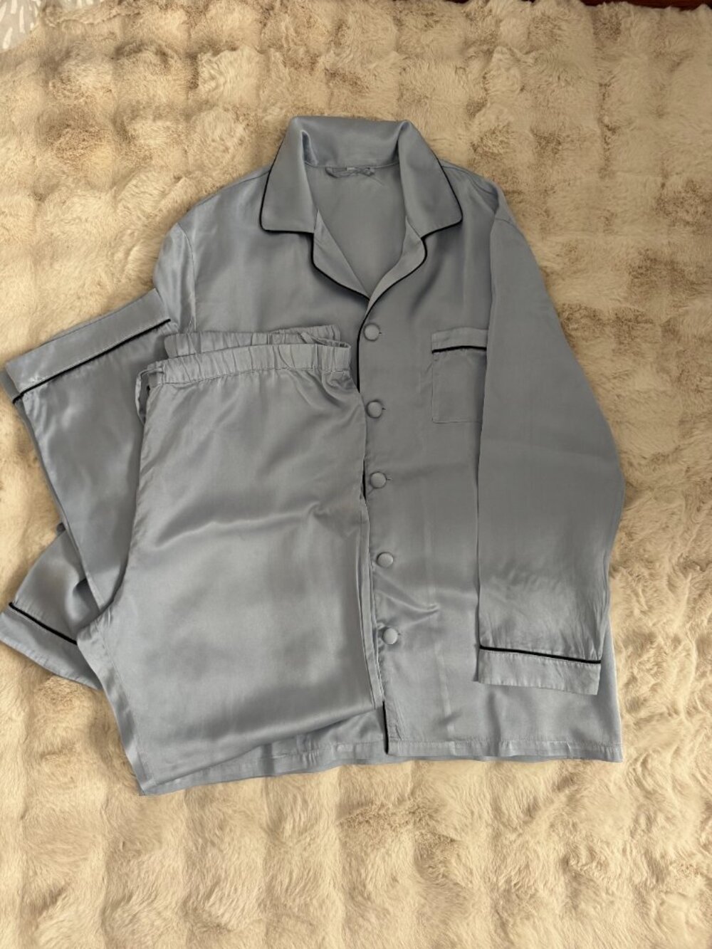 100% silk pajama set